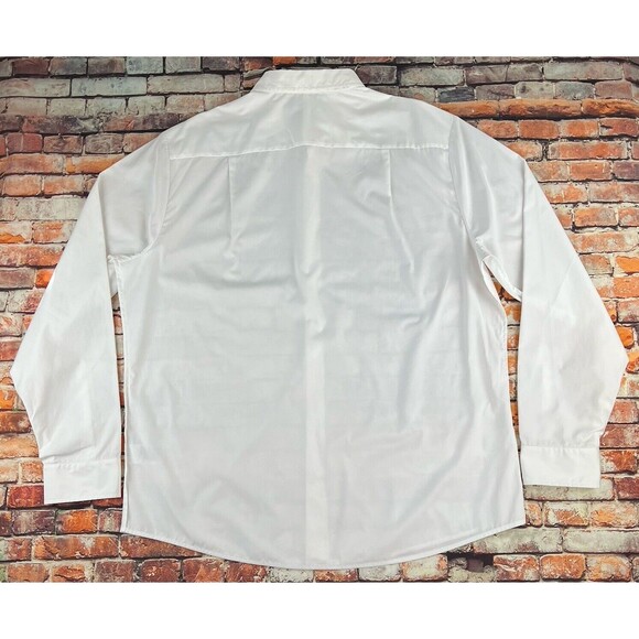 Vince Mens Reverse Placket Sport Button Up Shirt White Long Sleeve XL New - Picture 6 of 11